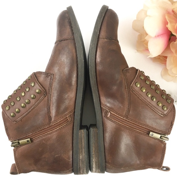 Lucky Brand Dosey Studded Leather Ankle Booties - Picture 5 of 6